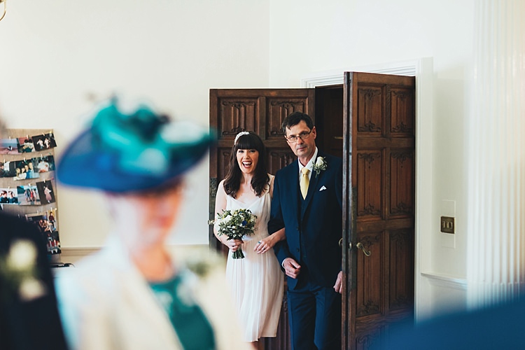 Fun Navy Yellow Country Garden Wedding http://missgen.com/