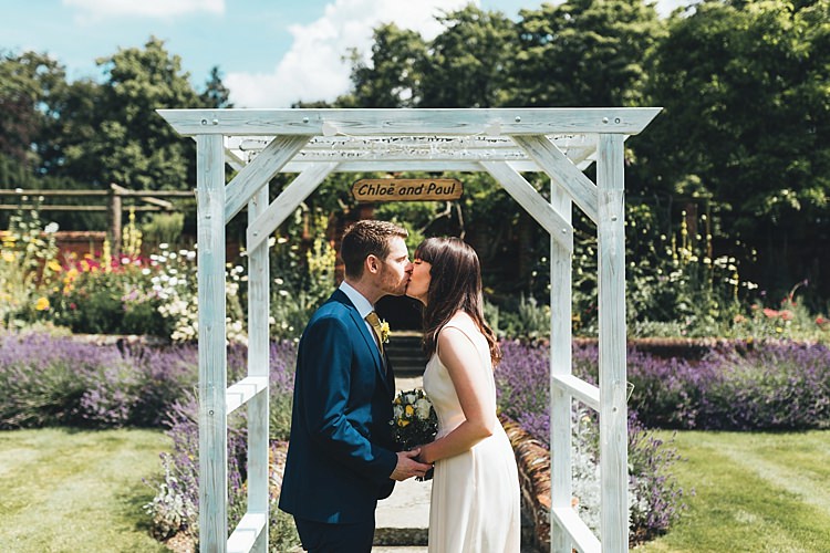 Fun Navy Yellow Country Garden Wedding http://missgen.com/