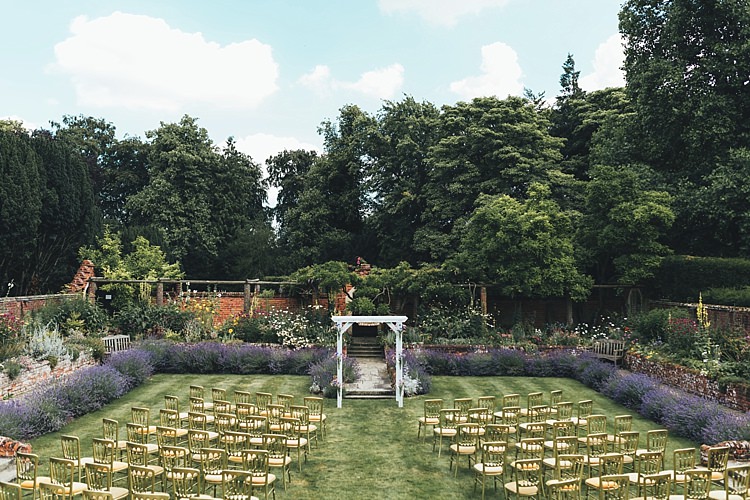 Outdoor Ceremony Suffolk Fun Navy Yellow Country Garden Wedding http://missgen.com/
