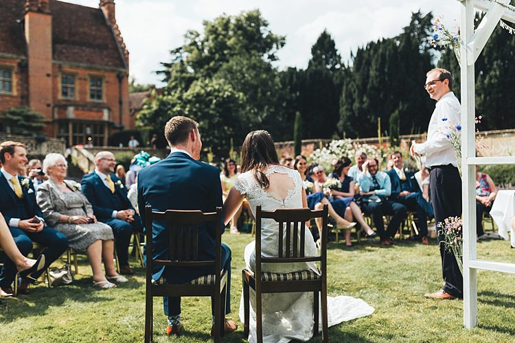 Fun Navy Yellow Country Garden Wedding http://missgen.com/