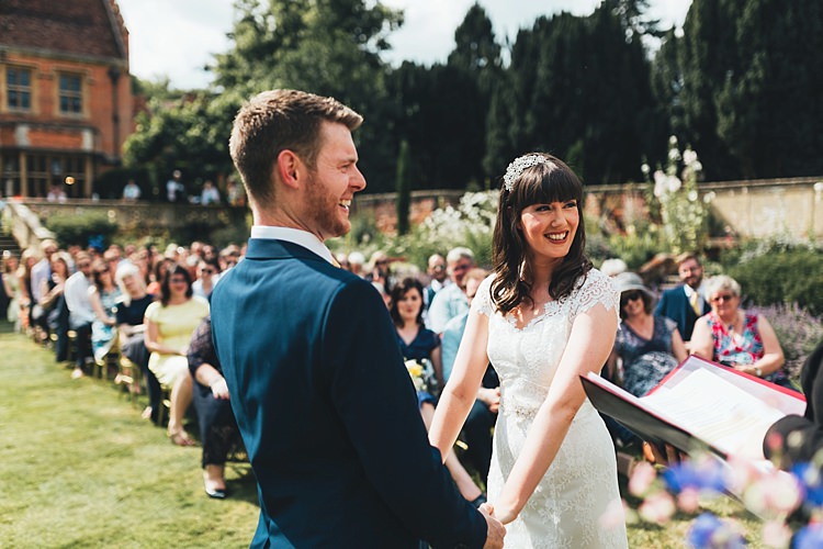 Fun Navy Yellow Country Garden Wedding http://missgen.com/