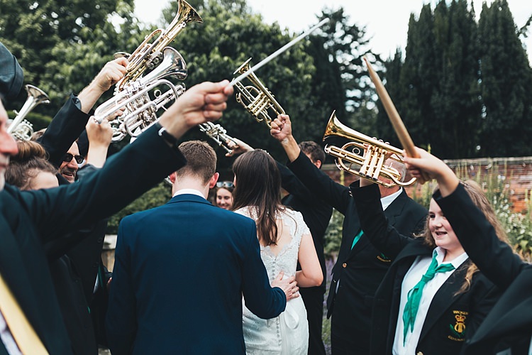 Fun Navy Yellow Country Garden Wedding http://missgen.com/