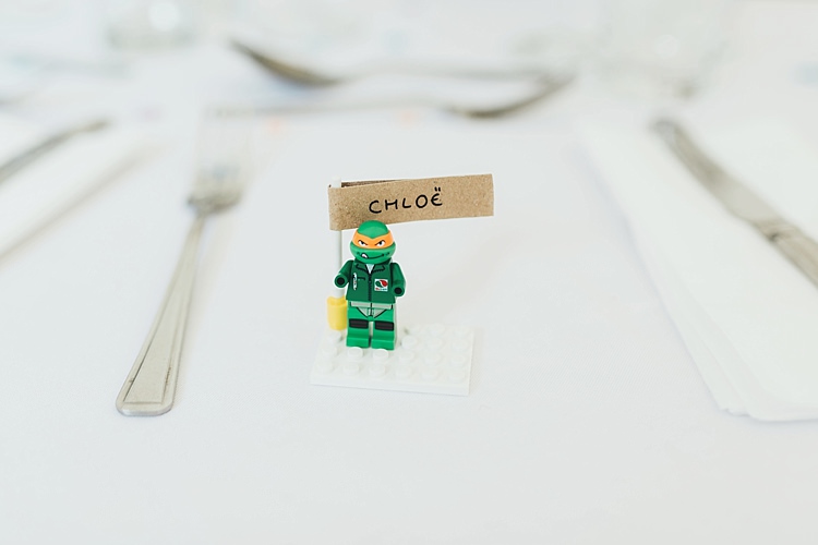 Lego Place Names Fun Navy Yellow Country Garden Wedding http://missgen.com/