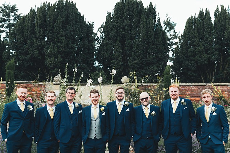 Fun Navy Yellow Country Garden Wedding http://missgen.com/