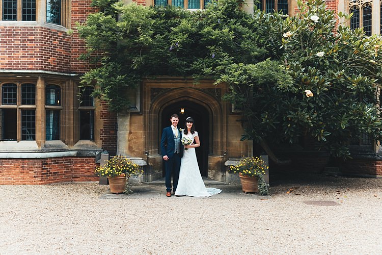 Fun Navy Yellow Country Garden Wedding http://missgen.com/