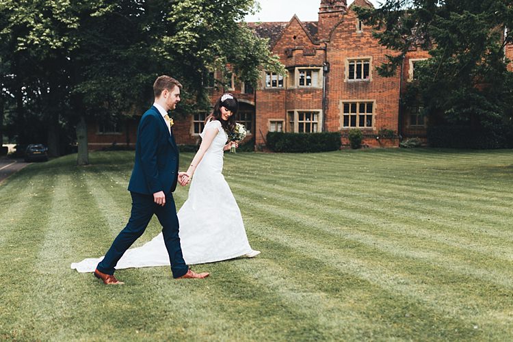 Fun Navy Yellow Country Garden Wedding http://missgen.com/