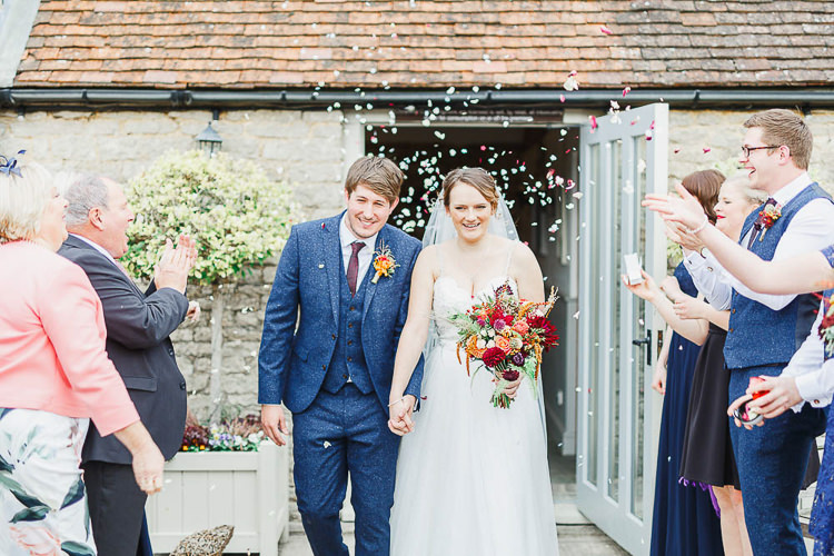 Confetti Throw Magical Fairy Lit Autumn Barn Wedding http://whitestagweddings.com/