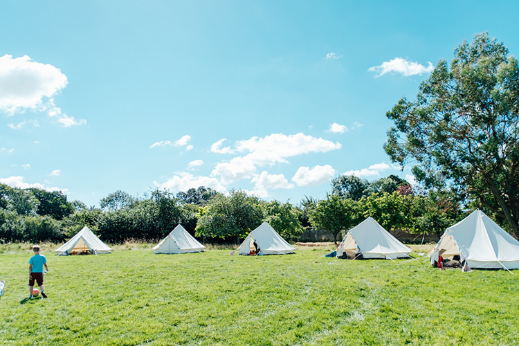 Glamping Tents Tipis Fun DIY Barn Farm Summer Wedding http://www.annapumerphotography.com/