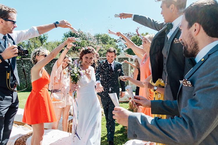 Confetti Throw Fun DIY Barn Farm Summer Wedding http://www.annapumerphotography.com/