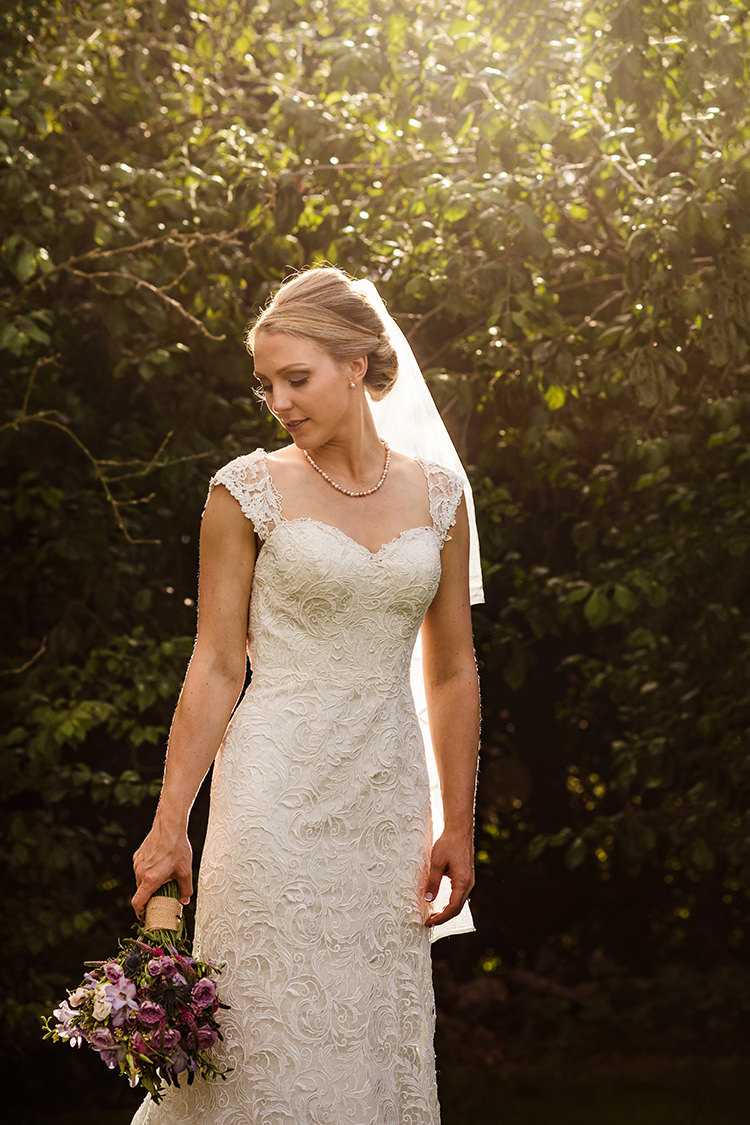 Judith Justin Alexander Lace Dress Gown Sweetheart Bride Bridal Outdoorsy Garden Rustic Tipi Wedding http://alexabbottphotography.co.uk/