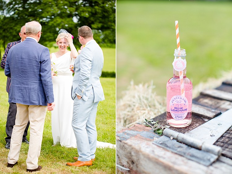 Colourful Pastel Home Made Farm Wedding http://helencawtephotography.com/