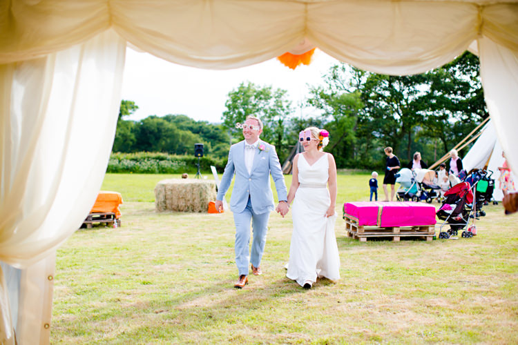 Colourful Pastel Home Made Farm Wedding http://helencawtephotography.com/