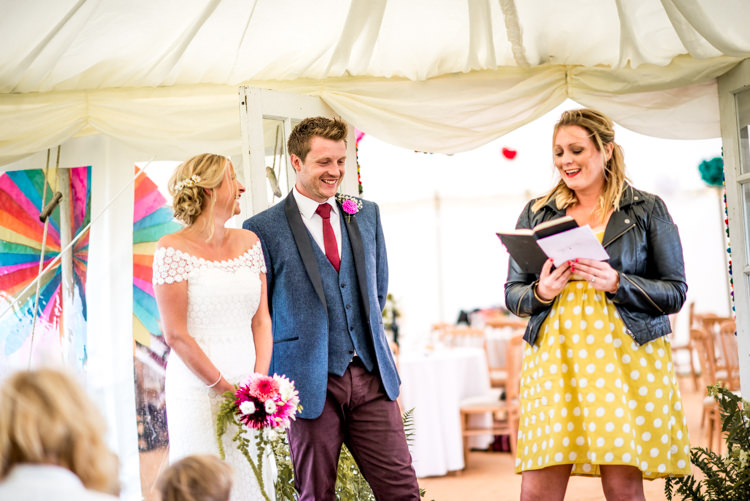 Multicoloured Home Made Glamping Wedding http://www.michellewoodphotographer.com/