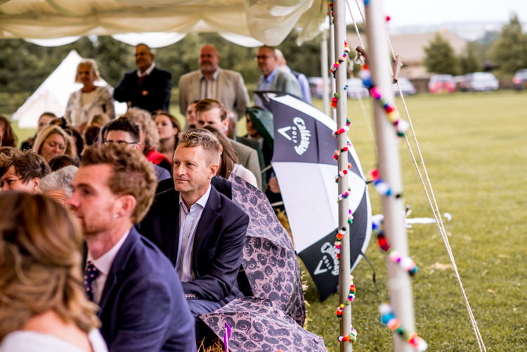 Multicoloured Home Made Glamping Wedding http://www.michellewoodphotographer.com/