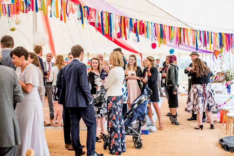Multicoloured Home Made Glamping Wedding http://www.michellewoodphotographer.com/