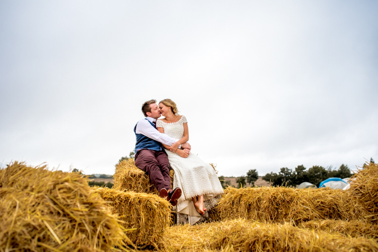 Multicoloured Home Made Glamping Wedding http://www.michellewoodphotographer.com/