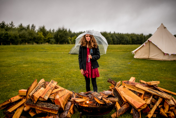 Multicoloured Home Made Glamping Wedding http://www.michellewoodphotographer.com/