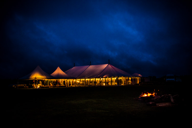 Marquee Fairy Lights Evening Multicoloured Home Made Glamping Wedding http://www.michellewoodphotographer.com/