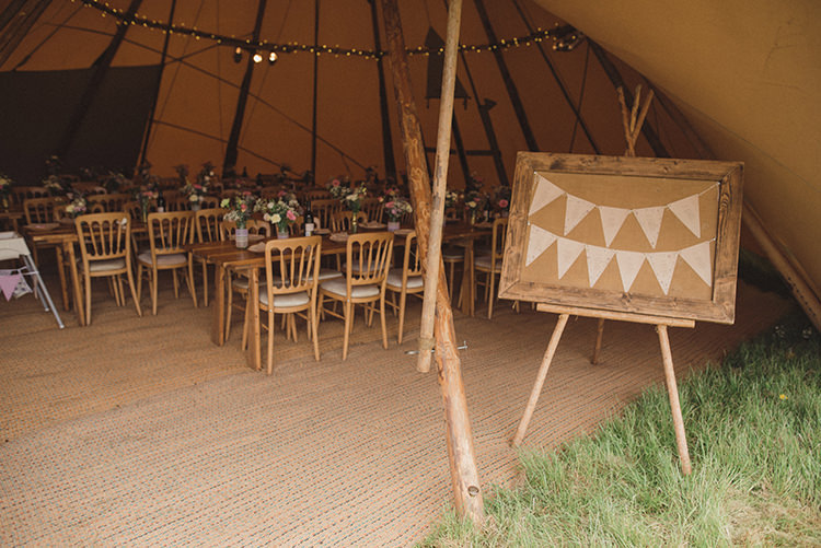 Tipi Bunting Seating Table Plan Chart Rustic Quirky Woodland Wedding http://www.rebeccadouglas.co.uk/