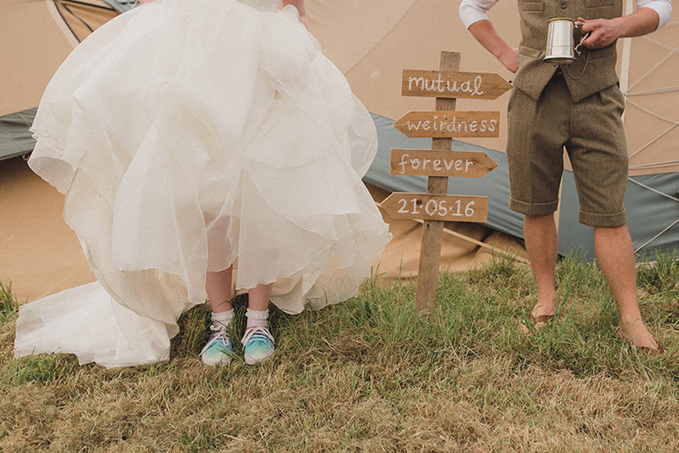 Sign Post Weirdness Rustic Quirky Woodland Wedding http://www.rebeccadouglas.co.uk/