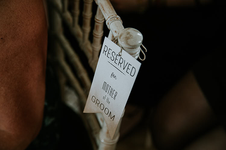 Luggage Tag Reserved Seat Ceremony Colourful Crafty Relaxed Watercolour Wedding https://suesliquephotography.com/