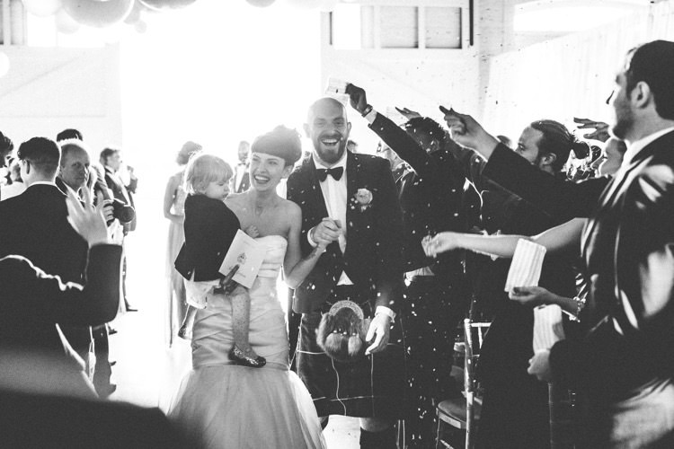 Confetti Throw Colourful Modern Fun Balloons Wedding http://www.lovestruckphoto.co.uk/