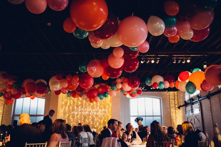 Colourful Modern Fun Balloons Wedding http://www.lovestruckphoto.co.uk/