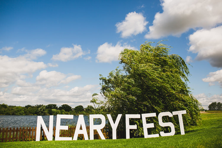 Giant Sign Fun Festival Glamping Wedding https://storry.co.uk/