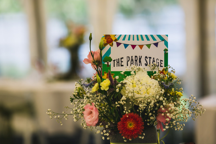 Flowers Table Name Decor Fun Festival Glamping Wedding https://storry.co.uk/