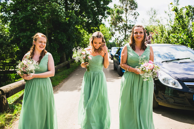 Long Green Bridesmaid Dresses Fun Festival Glamping Wedding https://storry.co.uk/