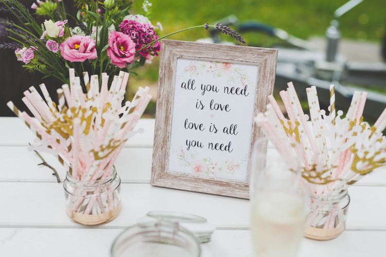 All You Need Is Love Sign Floral Stationery DIY Summer Tipi Wedding http://www.eva-photography.com/