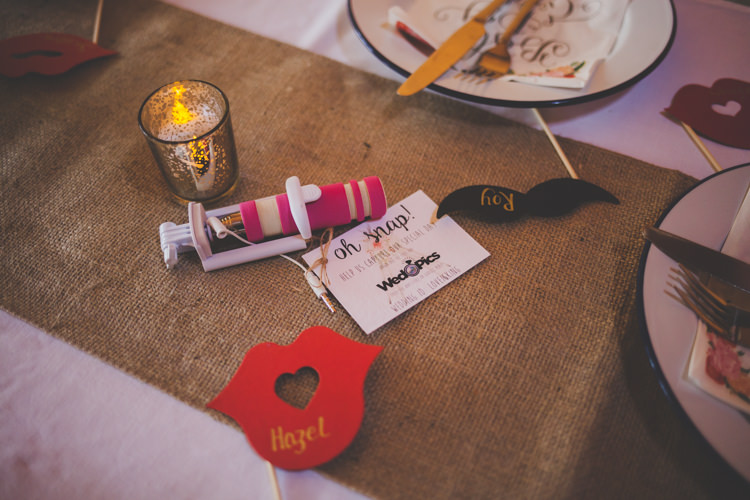Photo Booth Prop Favours Place Names DIY Summer Tipi Wedding http://www.eva-photography.com/