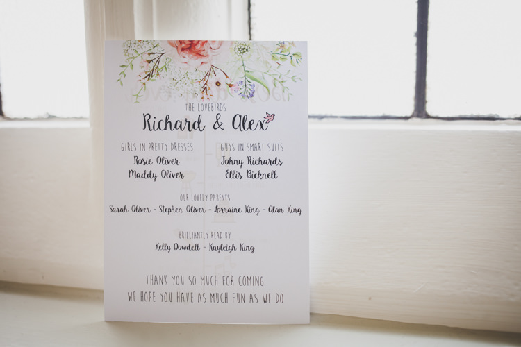 Floral Illustrated Stationery Invite Invitation DIY Summer Tipi Wedding http://www.eva-photography.com/