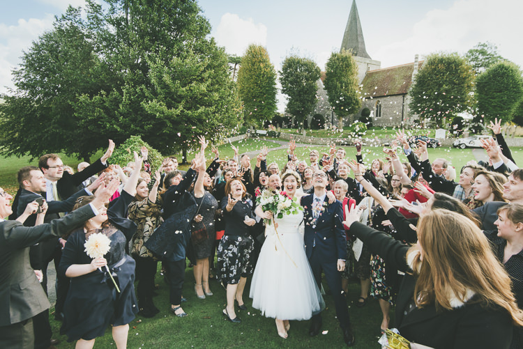 Confetti Throw Eclectic Quirky DIY Vintage Wedding https://www.georgimabee.com/