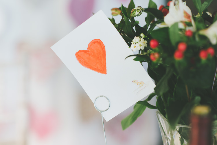 Heart Stationery Decor Eclectic Quirky DIY Vintage Wedding https://www.georgimabee.com/