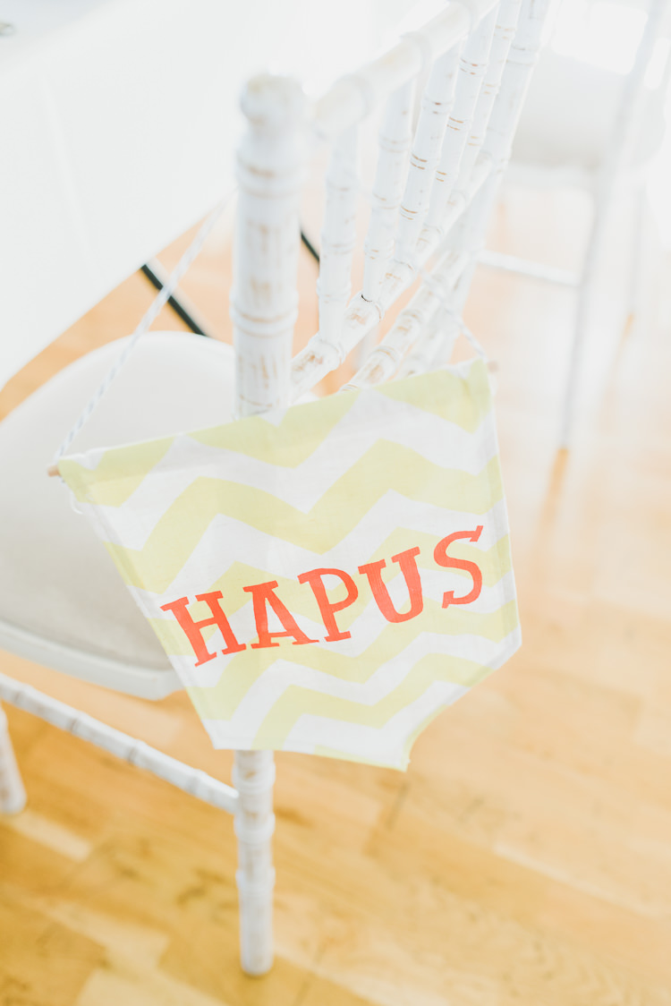 Named Banner Chair Eclectic Quirky DIY Vintage Wedding https://www.georgimabee.com/