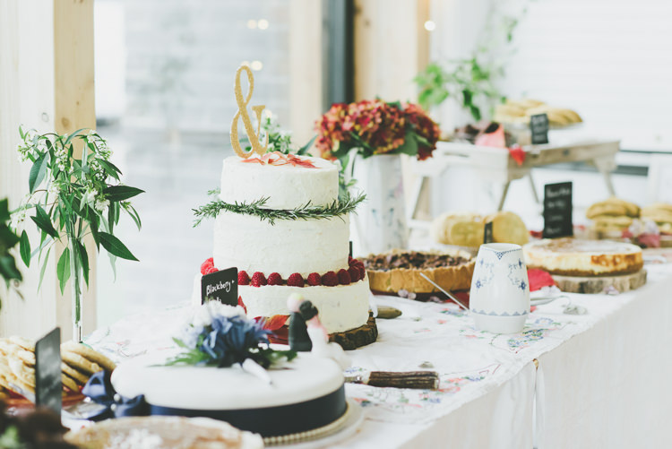 Cake Table Eclectic Quirky DIY Vintage Wedding https://www.georgimabee.com/