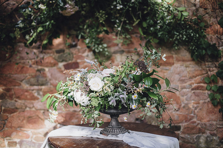 Flowers Wild Natural Foliage Greenery Beautiful Walled Garden Wedding Ideas http://www.brittamarie-photography.com/
