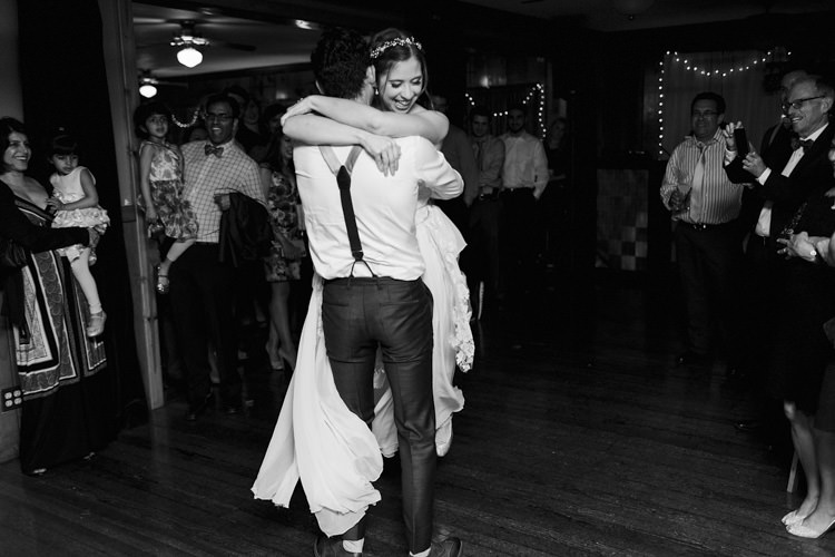 Reception Dancing Bride Groom Guests Whimsical Forest Harry Potter Wedding http://heatherelizabethphotography.com/
