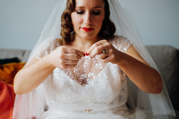 Alex Monroe Bee Necklace Bride Bridal Quirky Cool City Party Wedding http://www.mariannechua.com/
