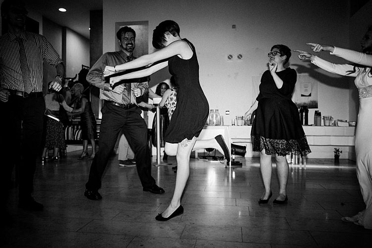 Modern Geometric Theatre Monochrome Wedding http://www.babbphoto.com/