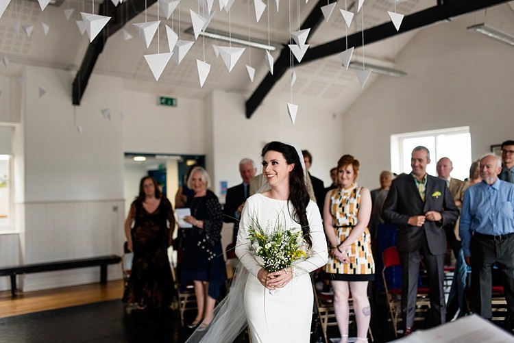 Modern Geometric Theatre Monochrome Wedding http://www.babbphoto.com/
