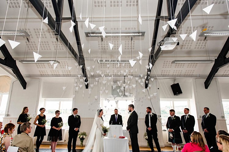 Modern Geometric Theatre Monochrome Wedding http://www.babbphoto.com/