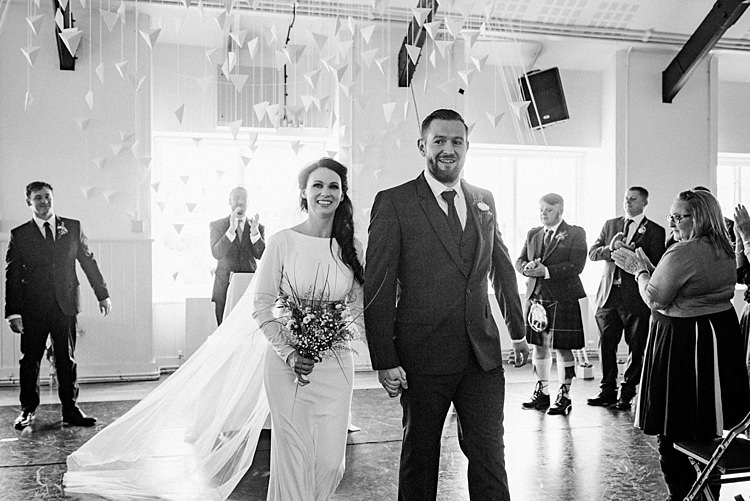 Modern Geometric Theatre Monochrome Wedding http://www.babbphoto.com/