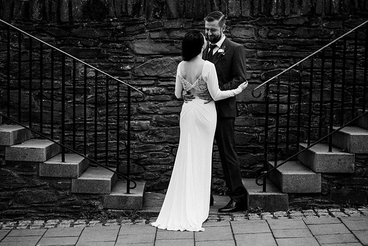 Modern Geometric Theatre Monochrome Wedding http://www.babbphoto.com/