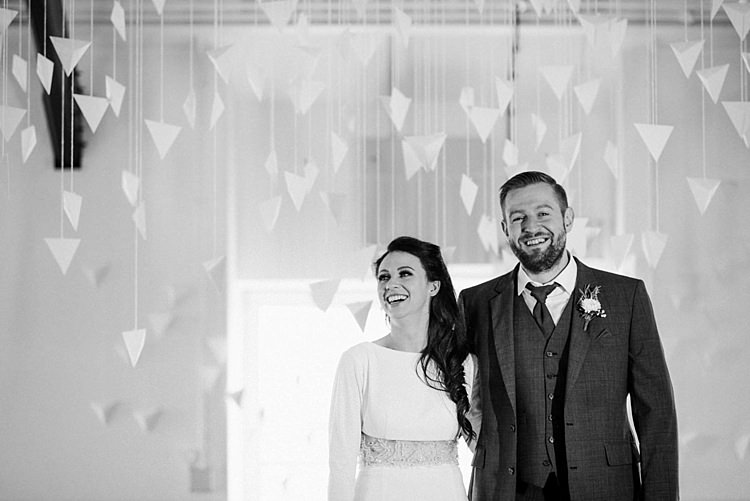 Modern Geometric Theatre Monochrome Wedding http://www.babbphoto.com/