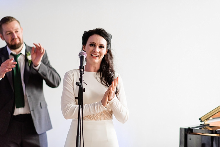 Modern Geometric Theatre Monochrome Wedding http://www.babbphoto.com/
