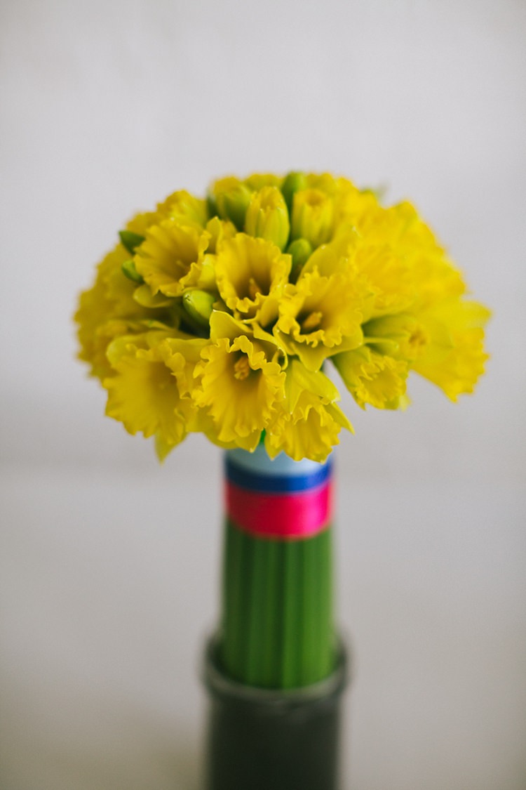 DIY Daffodil Spring Topiary Table Centrepiece www.binkynixon.com