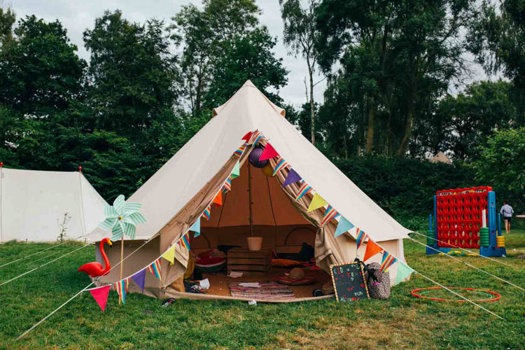 Kids Children Bell Tent Indie Outdoorsy Camp Wedding http://emilytylerphotography.com/