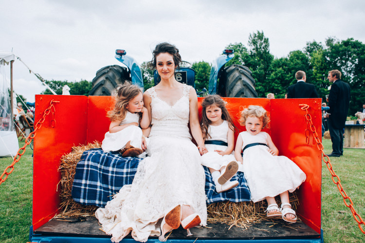 Flower Girls Dresses Hand Made Red White Blue Farm Wedding http://www.caseyavenue.co.uk/